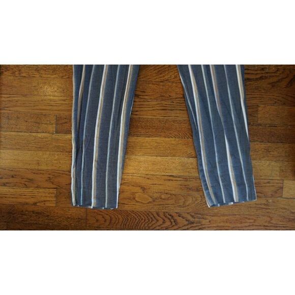 Maje Gray Pandora Striped Jacquard Short Sleeve Jumpsuit - Size 2 - Picture 7 of 16